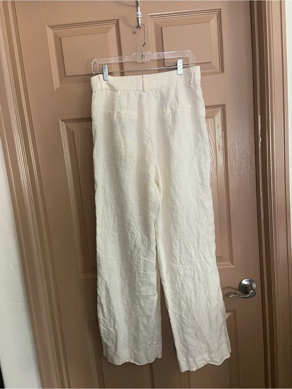 Everlane Cream Linen Pants